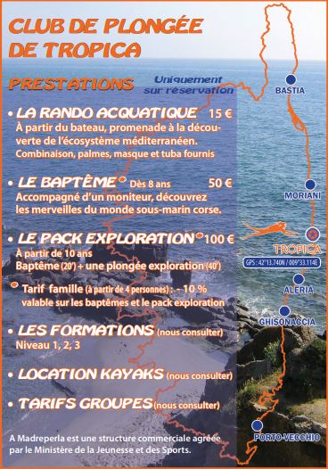 Club de Plongée A Madreperla