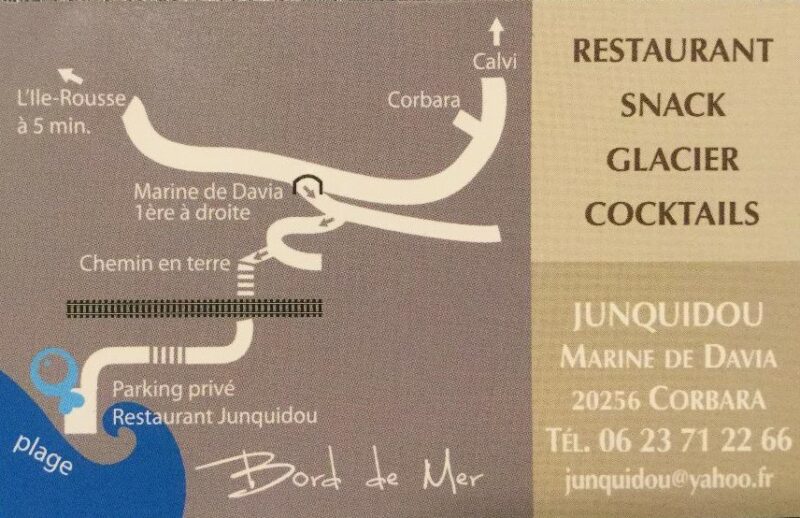 restaurant junquidou ghjunchitu corbara